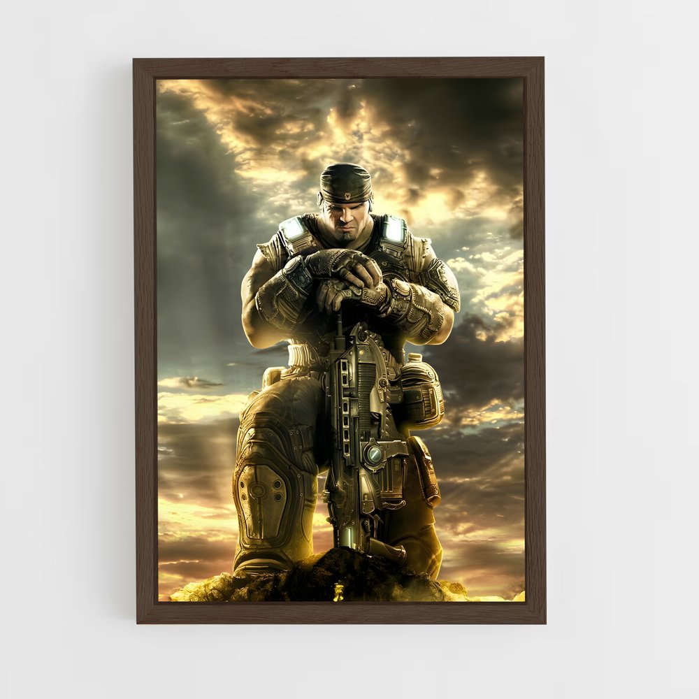 Poster Fenix au Combat – affiche Gears of war (vue 5)